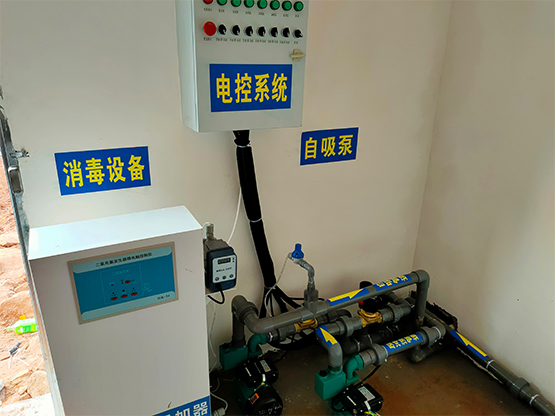 湖北恩施污水處理設備間展示